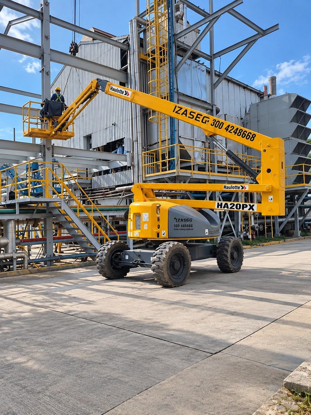 Manlift de IZASEG: mantenimiento en altura